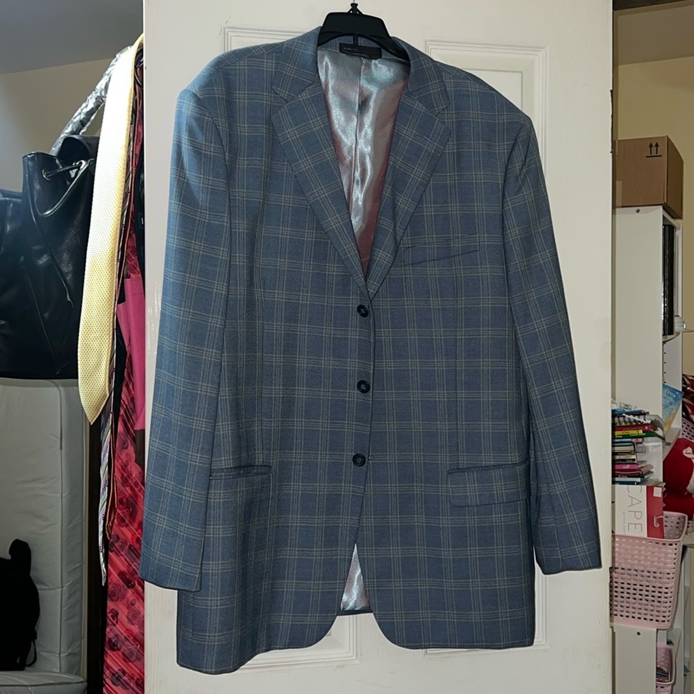 Blue 46R Fubu Collection 3 button Sport Coat